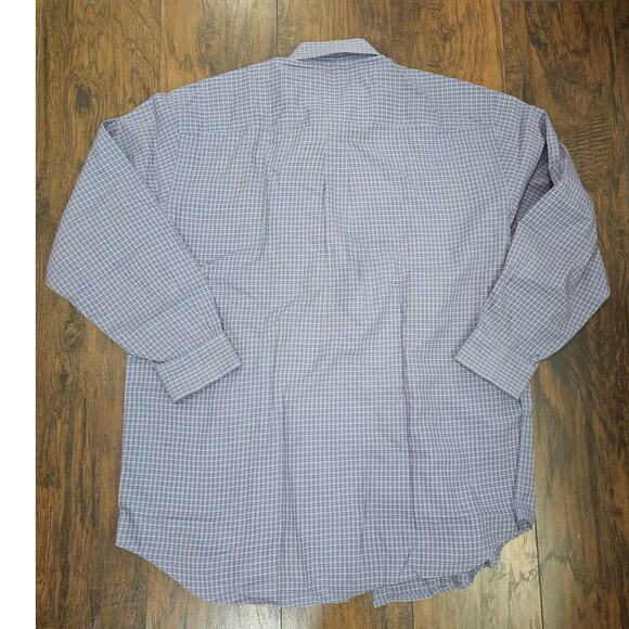Bobby Jones Collection Size XL 16.5-17 Blue Plaid Button up - Picture 2 of 3